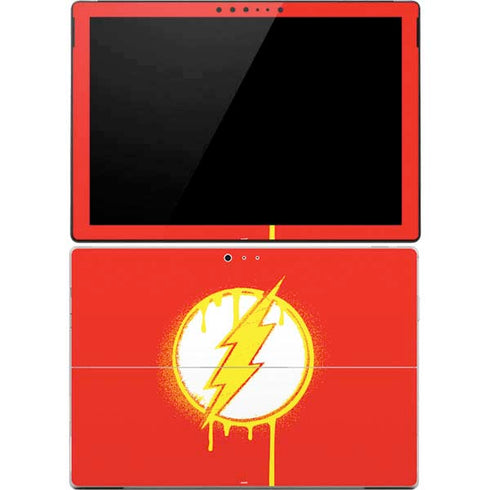 DC Comics The Flash Emblem Drip Surface Pro 4 Skin
